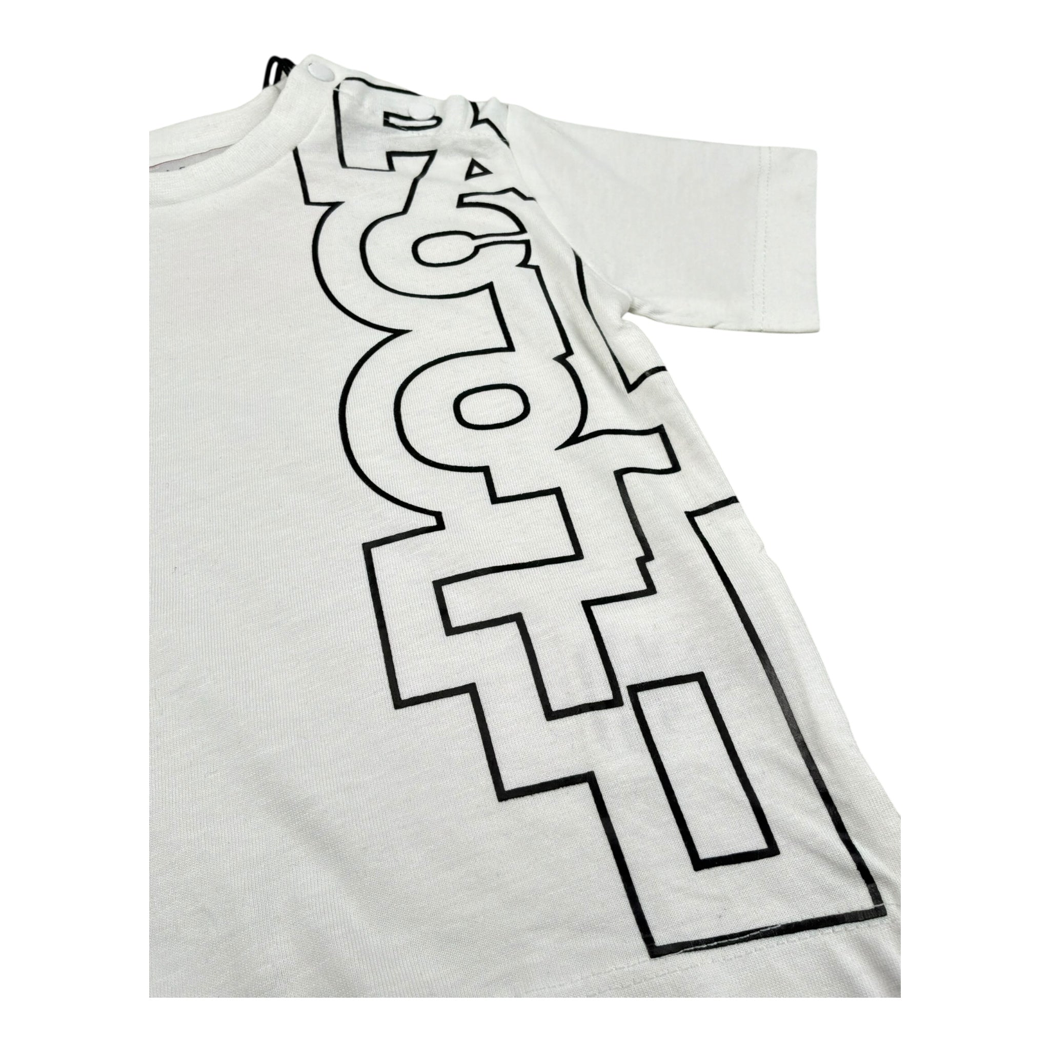 Cesare Paciotti Completo 2 Pezzi Bicolore T-Shirt-Bermuda per Neonato CMP51120B BIANCO/NERO CESARE PACIOTTI 