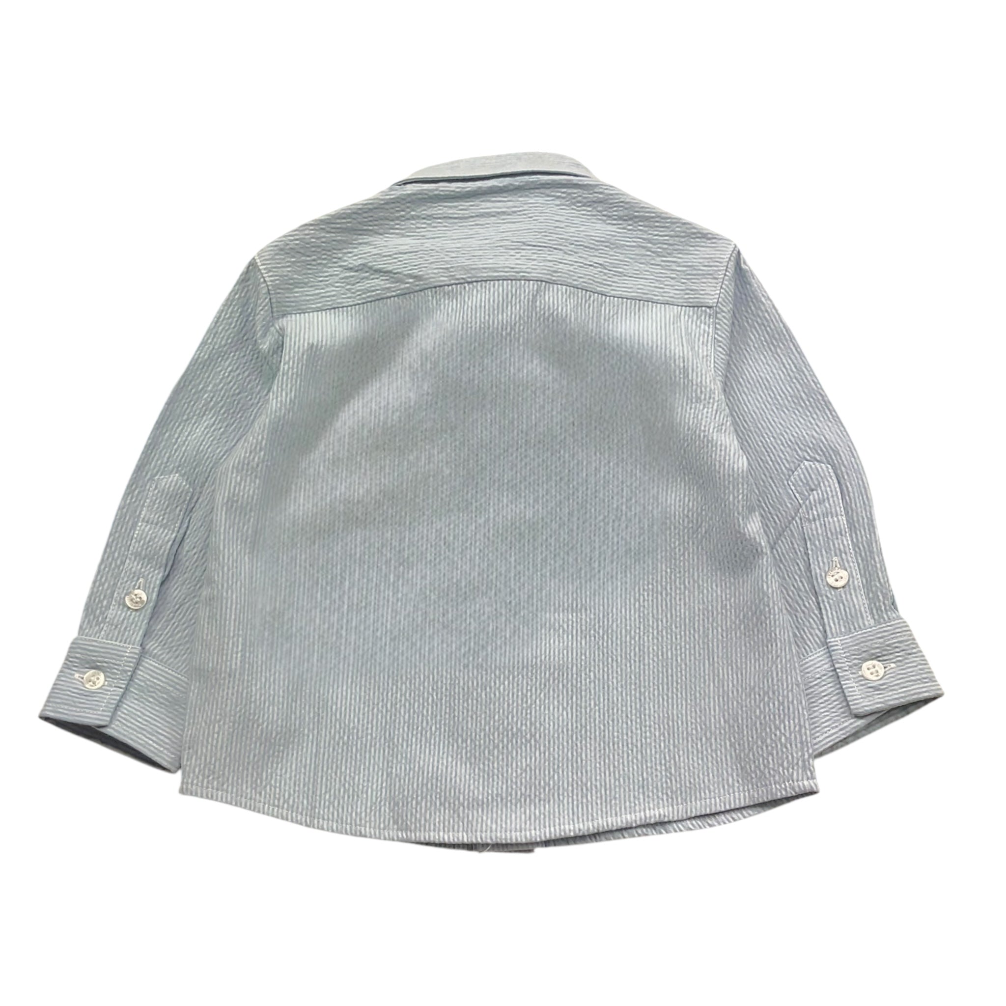 Cesare Paciotti Camicia Tinta Unita Manica Lunga per Neonato CMP5158BN AZZURRO CESARE PACIOTTI 