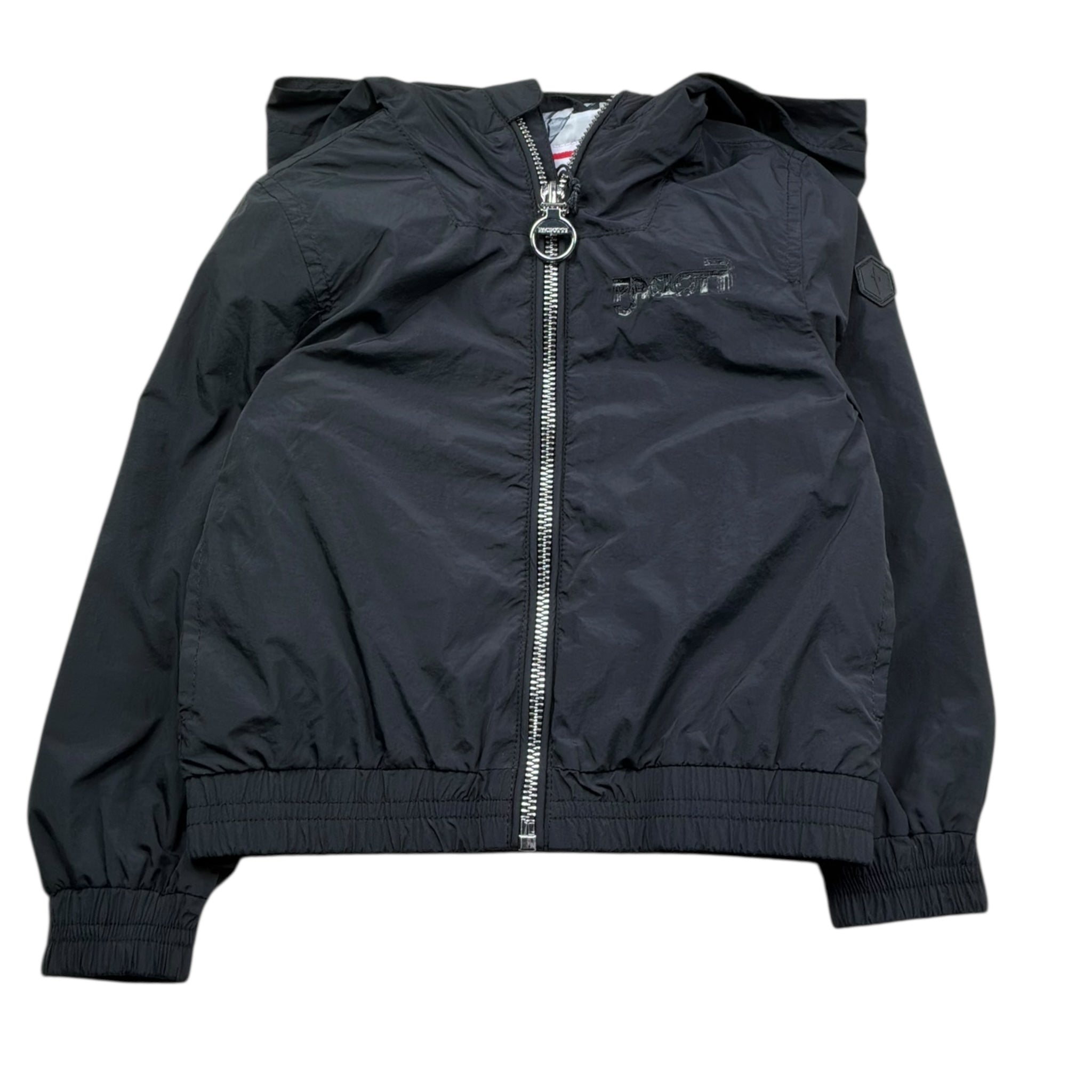 Cesare Paciotti Giubbino Tinta Unita con Zip E Cappuccio per Neonato GBP5154B NERO CESARE PACIOTTI 