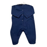 Cesare Paciotti Tutina Manica Lunga Tinta Unita per Neonato TCP5100N BLU CESARE PACIOTTI 