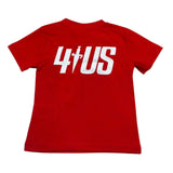 Cesare Paciotti T-Shirt Girocollo Tinta Unita con Stampa per Neonato TSP1147B ROSSO CESARE PACIOTTI 