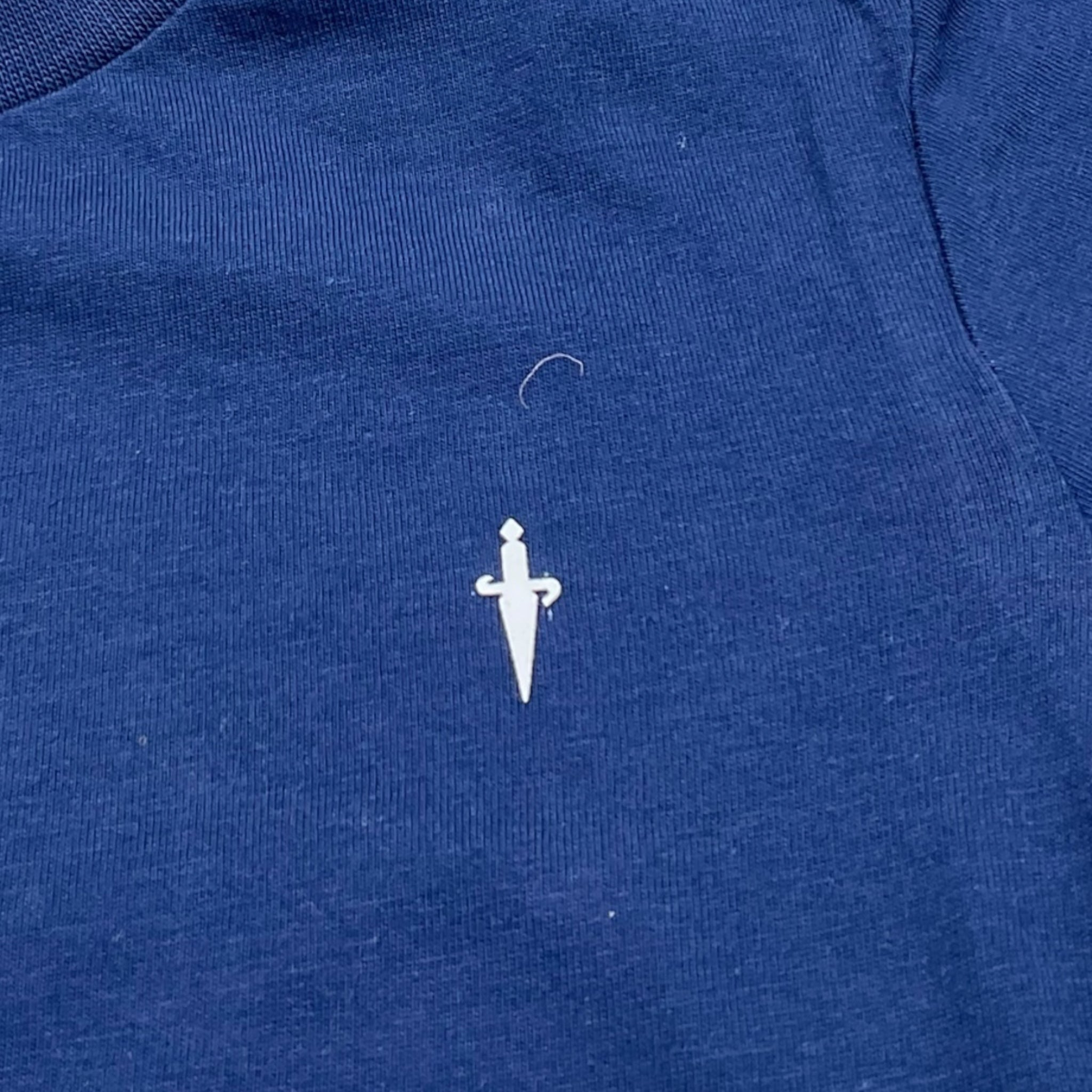 Cesare Paciotti T-Shirt Girocollo Tinta Unita con Stampa per Neonato TSP5155B BLU CESARE PACIOTTI 
