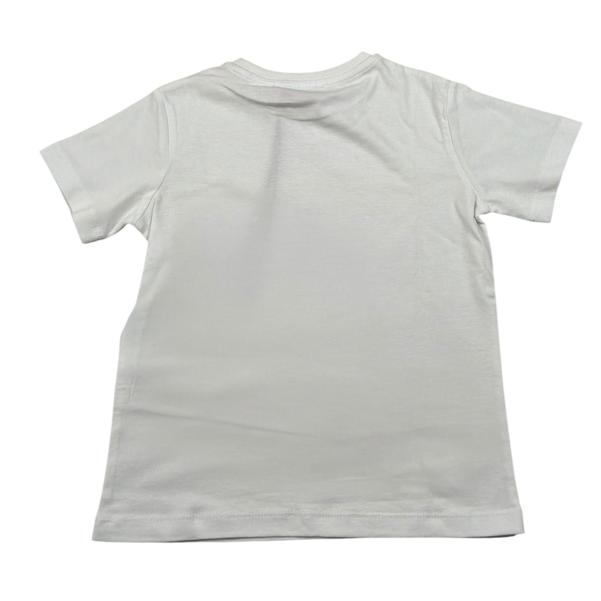 Cesare Paciotti T-Shirt Girocollo tinta unita con Stampa Bianco per Bambino TSP5155BXXX BIANCO CESARE PACIOTTI 