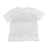 Cesare Paciotti T-Shirt Girocollo Tinta Unita con Stampa per Bambino TSP5157BX BIANCO CESARE PACIOTTI 