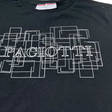 Cesare Paciotti T-Shirt Girocollo Tinta Unita con Stampa per Bambino TSP5162J NERO CESARE PACIOTTI 