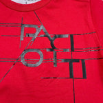 Cesare Paciotti T-Shirt Girocollo Tinta Unita con Stampa per Neonato TSP5165B ROSSO CESARE PACIOTTI 
