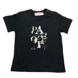 Cesare Paciotti T-Shirt Girocollo Tinta Unita con Stampa per Neonato TSP5167B NERO CESARE PACIOTTI 
