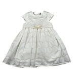 Chicchi Volanti Abito Mezza Manica tinta unita Bianco per Bambina CTW06 BIANCO CHICCHI VOLANTI 