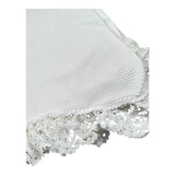 Cnd Coperta Tinta Unita con Ricami per Neonata 55737010 BIANCO CND 