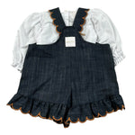 Coco' Et Mama' Completo 2 Pezzi Camicia-Salopette per Neonata EELTTRABABY BLU COCO' ET MAMA' 