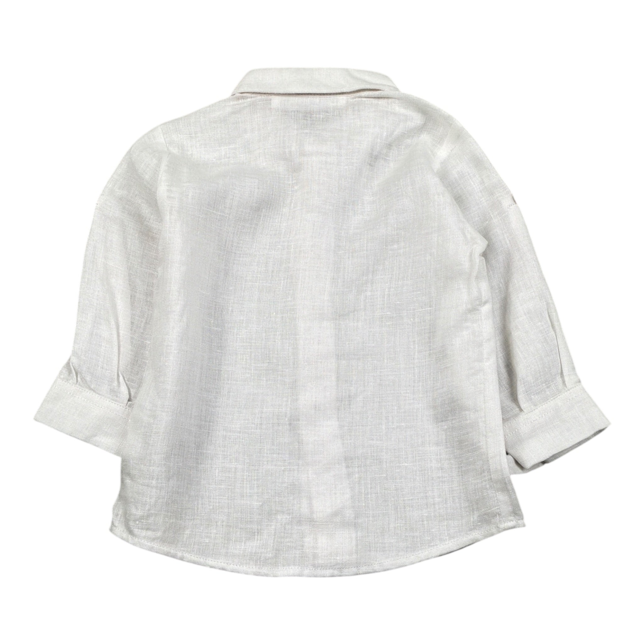 Colori Chiari Completo 2 Pezzi Camicia-Pantalone Bicolore con Fantasia A Quadri Bianco/Azzurro per Neonato MN403080 BIANCO/AZZURRO COLORI CHIARI 