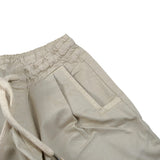 Numbers Pantalone tinta unita con Elastico In Vita Beige per Bambino RRJJR BEIGE NUMBERS 