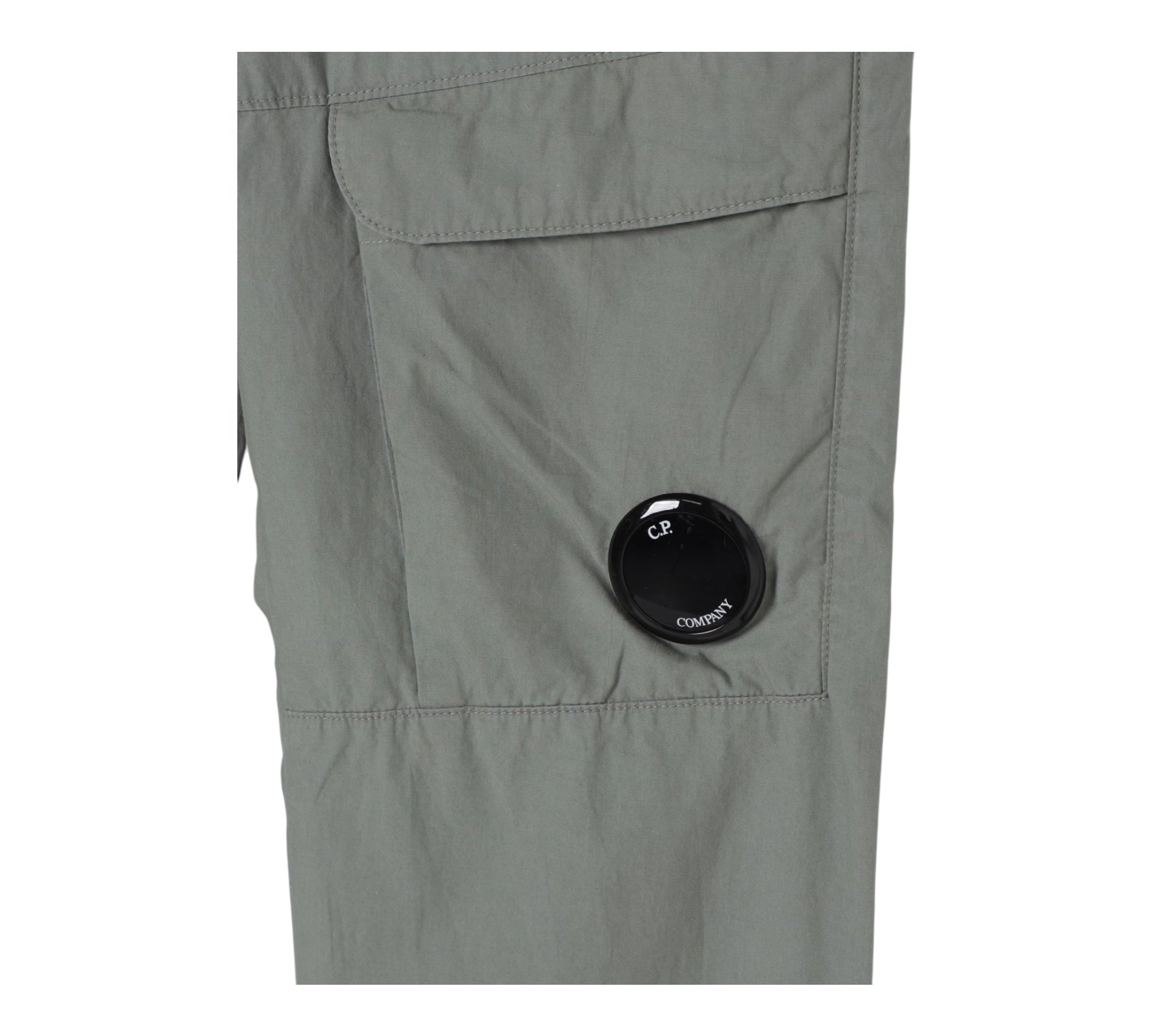 C.P. Company Pantalone Tinta Unita con Elastico In Vita per Bambino CMP00M VERDE C.P. COMPANY 