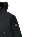 C.P. Company Giubbino tinta unita con Cappuccio Nero per Bambino CMS001 NERO C.P. COMPANY 