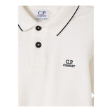 C.P. Company Polo Mezza Manica Tinta Unita per Bambino CNM000 PANNA C.P. COMPANY 