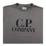 C.P. Company T-Shirt Girocollo Tinta Unita per Bambino CNM006 GRIGIO C.P. COMPANY 