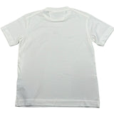 C.P. Company T-Shirt Girocollo Tinta Unita con Logo per Bambino CUM00I BIANCO C.P. COMPANY 