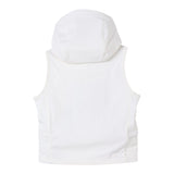 C.P. Company Giubbino Tinta Unita Smanicato con Zip per Bambino CUS00X BIANCO C.P. COMPANY 