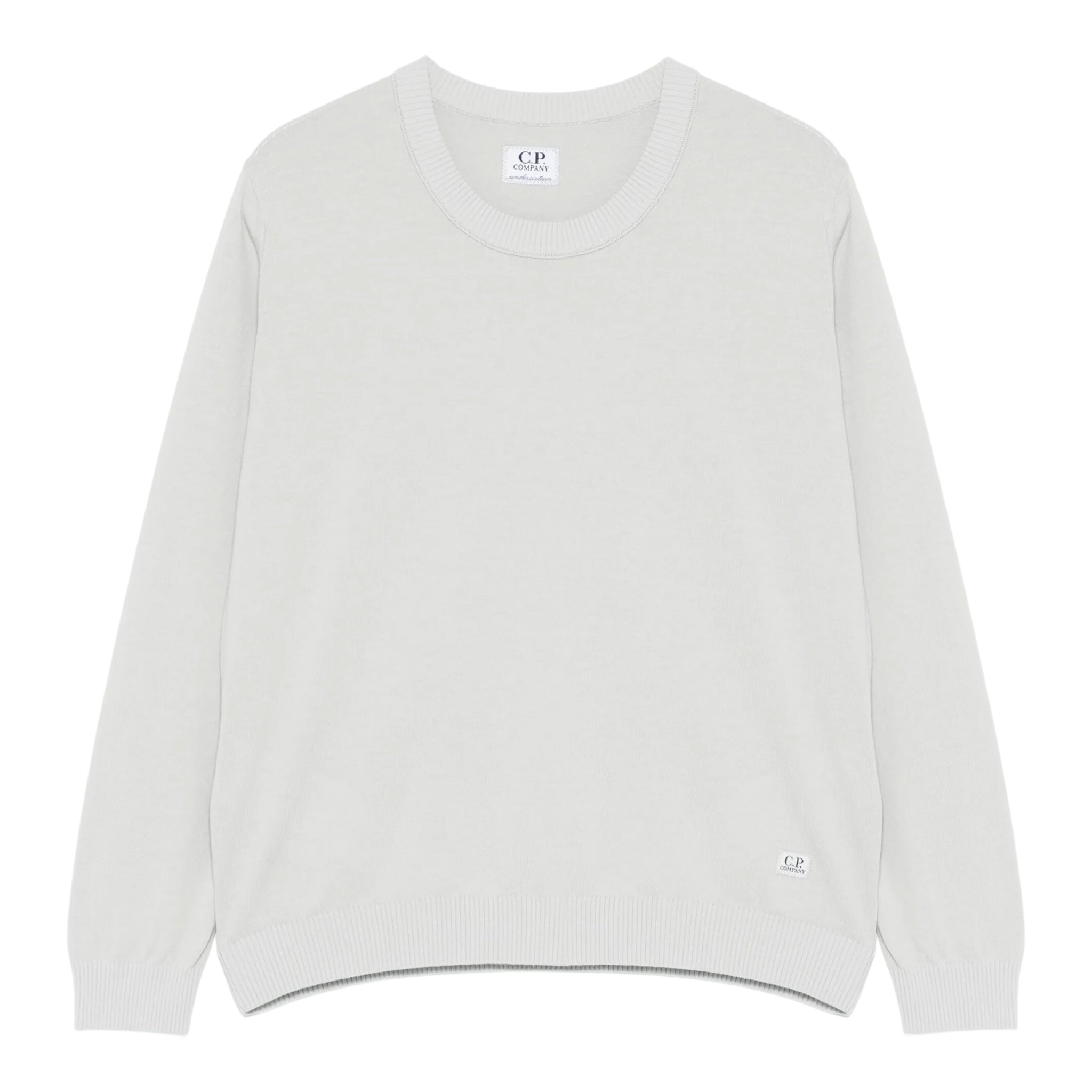 C.P. Company Maglia Girocollo Tinta Unita per Bambino CUW00C GRIGIO C.P. COMPANY 