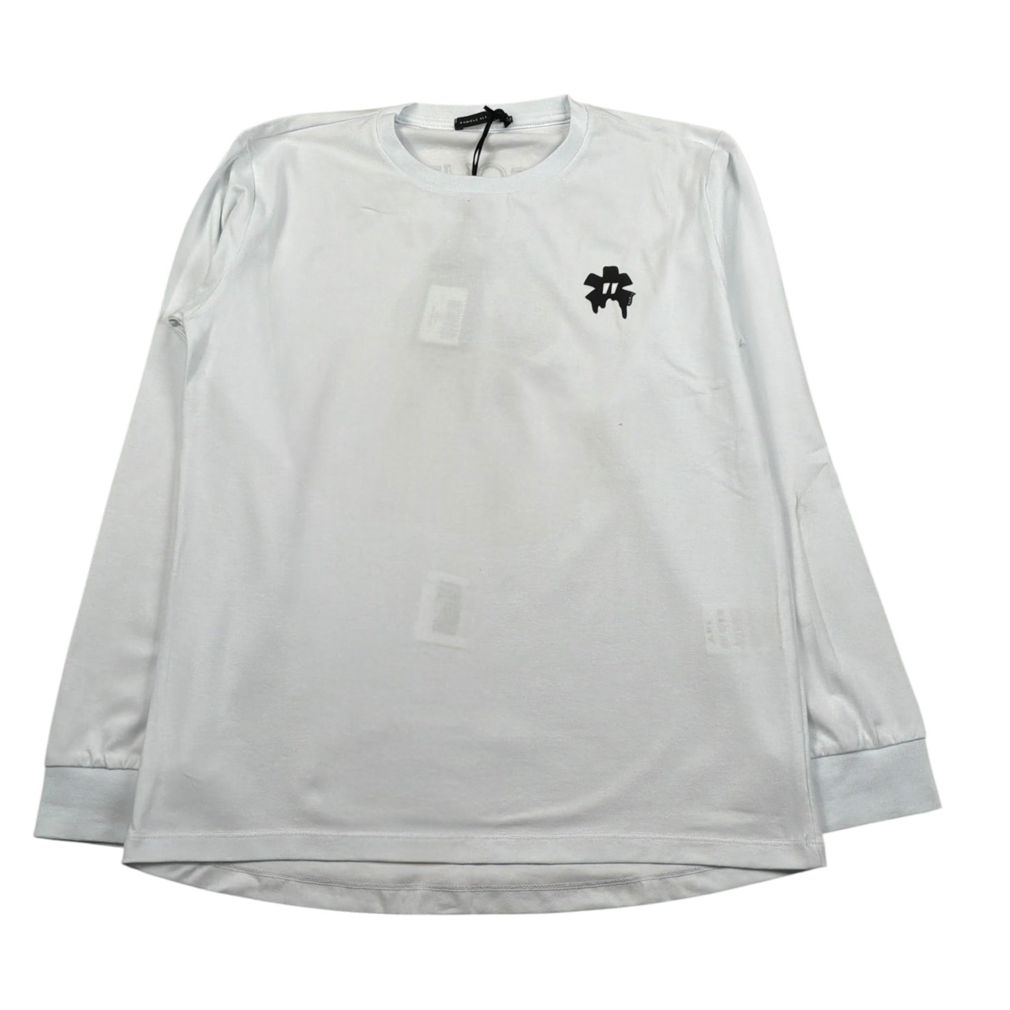 Daniele Alessandrini Shirt Girocollo tinta unita con Stampa Bianco per Bambino 1231M1369 BIANCO DANIELE ALESSANDRINI 