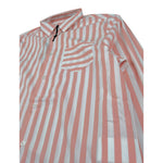 Daniele Alessandrini Camicia Bicolore con Fantasia A Righe Bianco per Bambino 1235C00027 BIANCO DANIELE ALESSANDRINI 