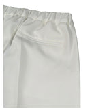 Daniele Alessandrini Pantalone Tinta Unita con Elastico In Vita per Bambino 1235P00065 BIANCO DANIELE ALESSANDRINI 