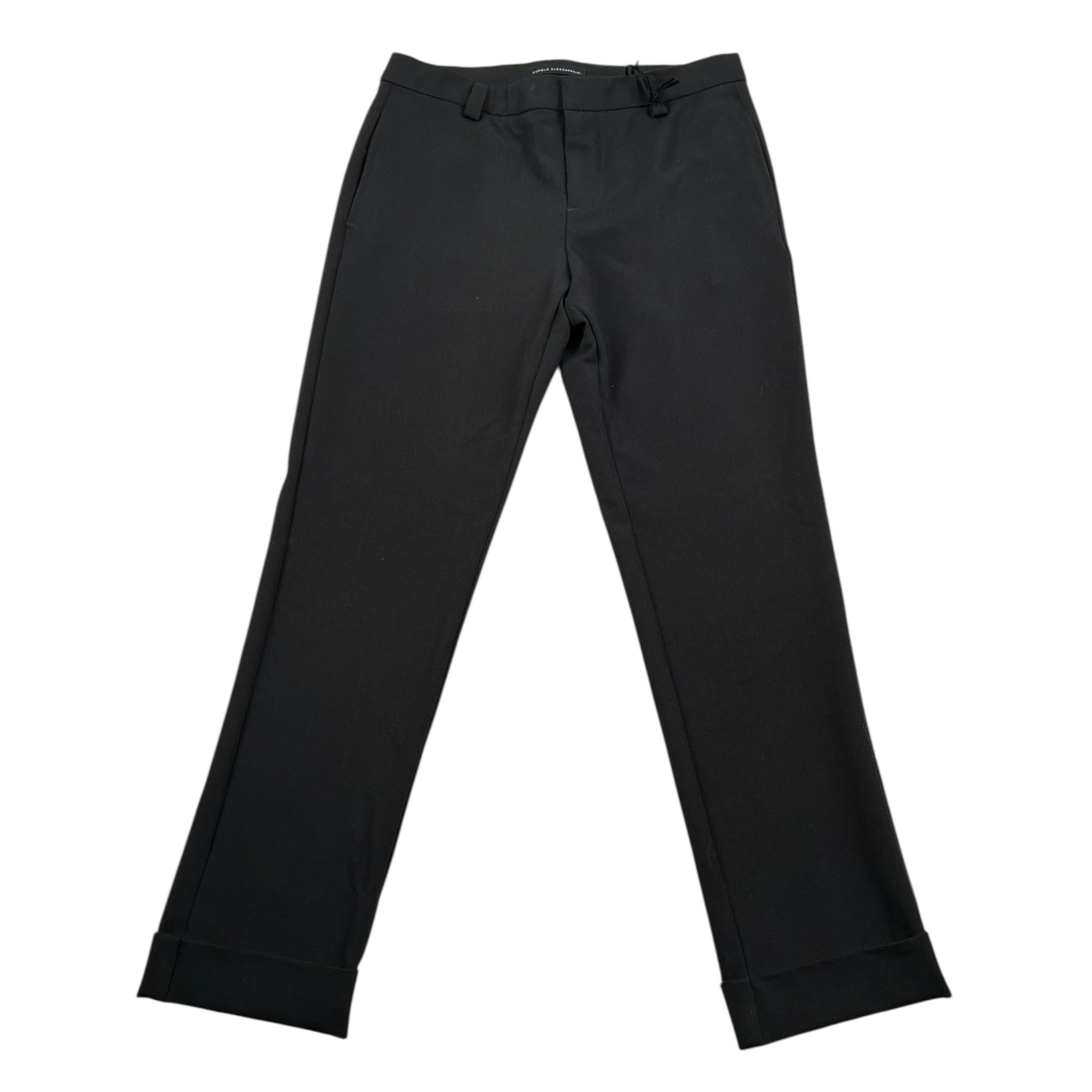 Daniele Alessandrini Pantalone Tinta Unita Tasca A Filo con Girovita Regolabile per Bambino 1235P1271 NERO DANIELE ALESSANDRINI 