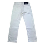 Daniele Alessandrini Jeans Tinta Unita con Girovita Regolabile per Bambino 1235PD00249 BIANCO DANIELE ALESSANDRINI 