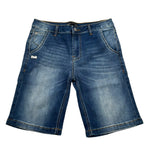 Daniele Alessandrini Bermuda In Denim Tinta Unita con 5 Tasche per Bambino 1236SD00026 BLU DANIELE ALESSANDRINI 
