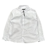 Daniele Alessandrini Camicia Manica Lunga Tinta Unita con Stampa per Bambino 1295C00084J BIANCO DANIELE ALESSANDRINI 