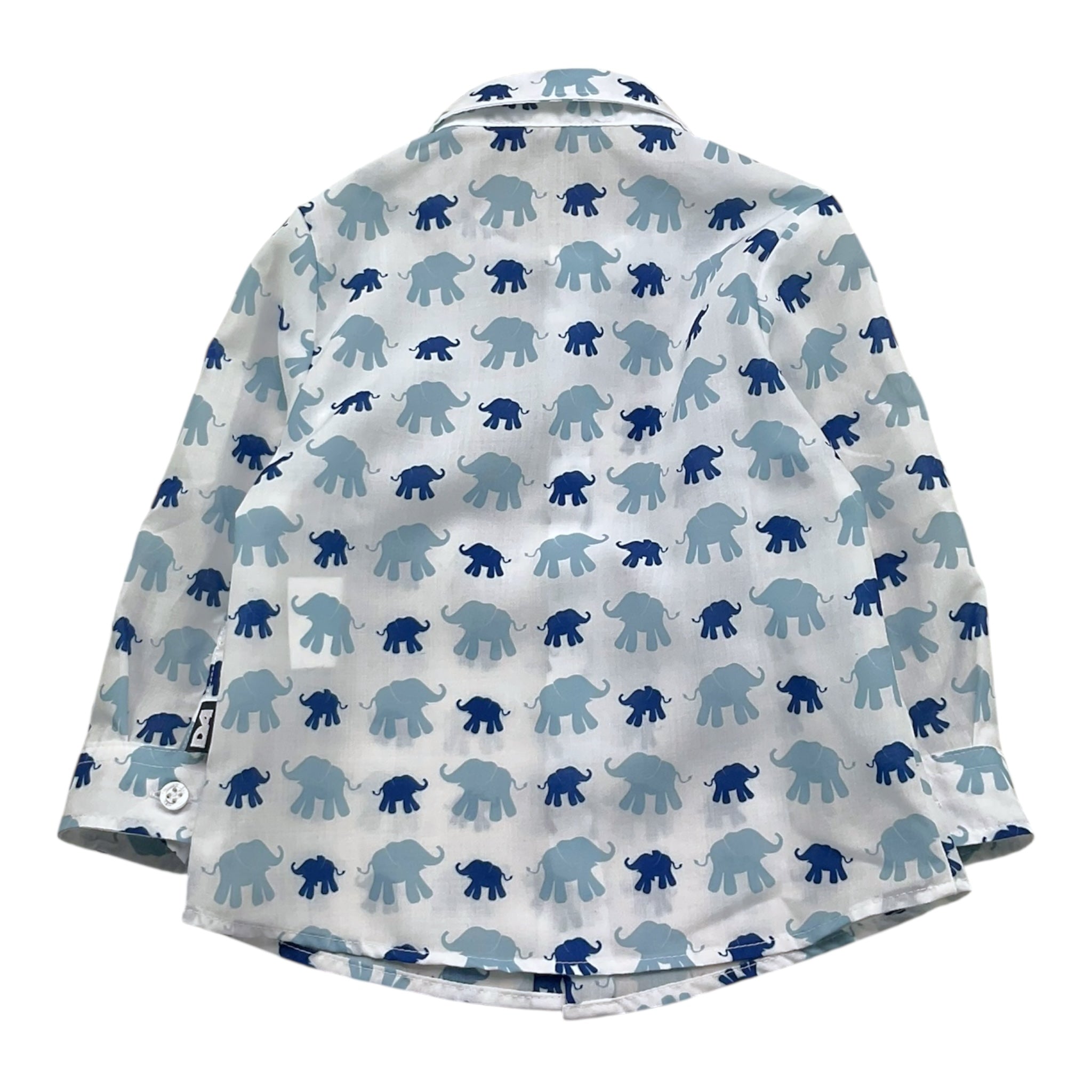 Daniele Alessandrini Camicia Tinta Unita con Stampa per Neonata 1295C00177 BIANCO DANIELE ALESSANDRINI 