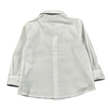 Daniele Alessandrini Camicia Manica Lunga Tinta Unita con Logo per Neonato 1295C00267 BIANCO DANIELE ALESSANDRINI 