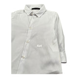 Daniele Alessandrini Camicia Manica Lunga Tinta Unita con Logo per Neonato 1295C00267 BIANCO DANIELE ALESSANDRINI 