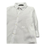 Daniele Alessandrini Camicia Manica Lunga Tinta Unita con Logo per Bambino 1295C00267J BIANCO DANIELE ALESSANDRINI 