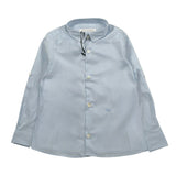 Daniele Alessandrini Camicia Manica Lunga Tinta Unita con Stampa per Neonato 1295C0674 AZZURRO DANIELE ALESSANDRINI 