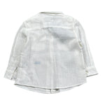 Daniele Alessandrini Camicia tinta unita con Stampa Bianco per Neonato 1295C0823 BIANCO DANIELE ALESSANDRINI 