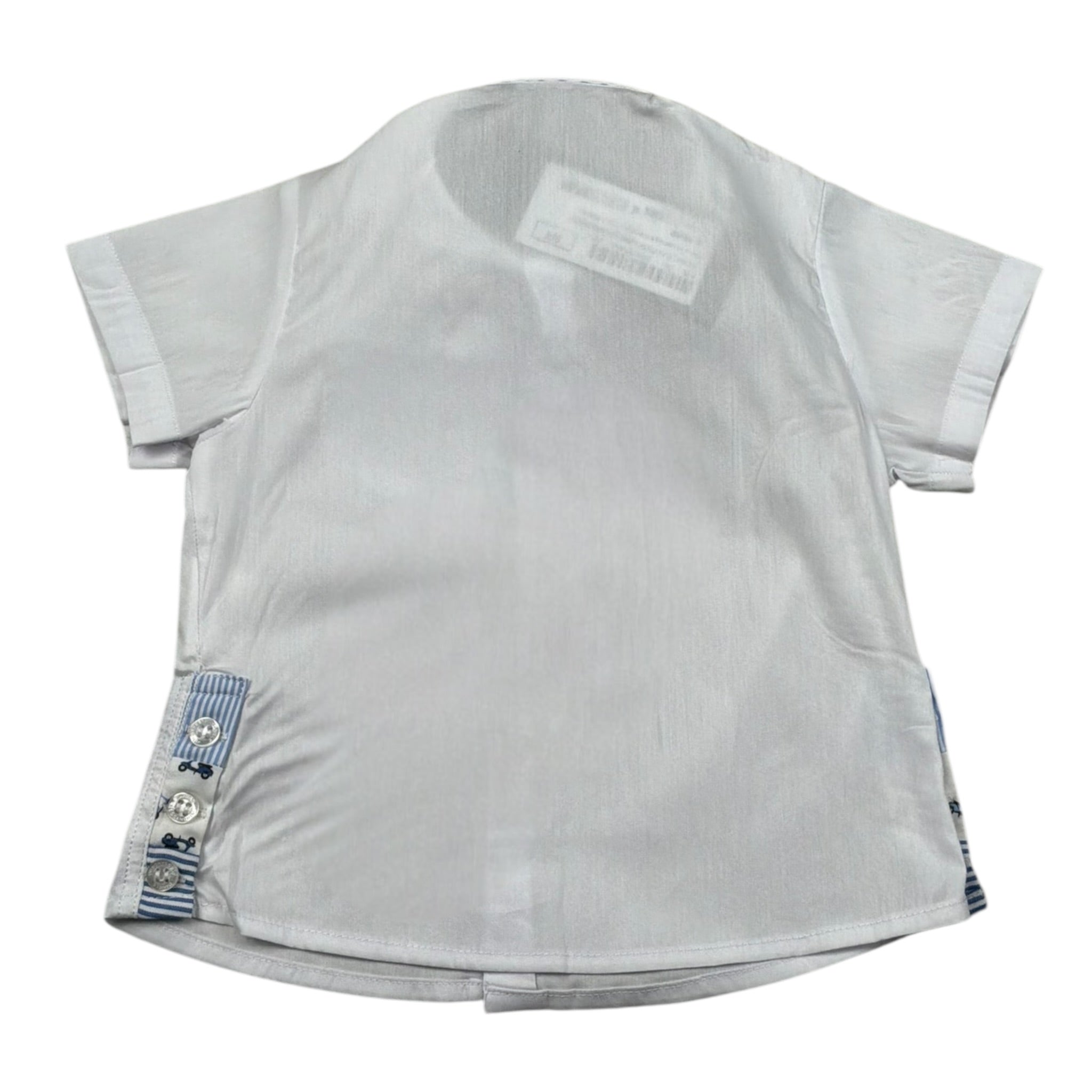 Daniele Alessandrini Camicia Manica Lunga Tinta Unita con Taschino per Neonato 1296C00028 BIANCO DANIELE ALESSANDRINI 
