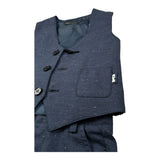 Daniele Alessandrini Completo 2 Pezzi Gilet-Bermuda per Neonato 1296K200163N BLU DANIELE ALESSANDRINI 