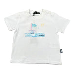 Daniele Alessandrini T-Shirt tinta unita con Stampa Bianco per Neonato 1296M00025 BIANCO DANIELE ALESSANDRINI 