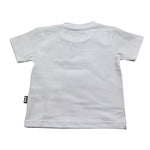 Daniele Alessandrini T-Shirt Girocollo Tinta Unita con Stampa per Bambino 1296M00261 BIANCO DANIELE ALESSANDRINI 