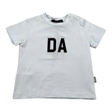 Daniele Alessandrini T-Shirt Girocollo Tinta Unita con Stampa per Neonato 1296M00270XX BIANCO DANIELE ALESSANDRINI 