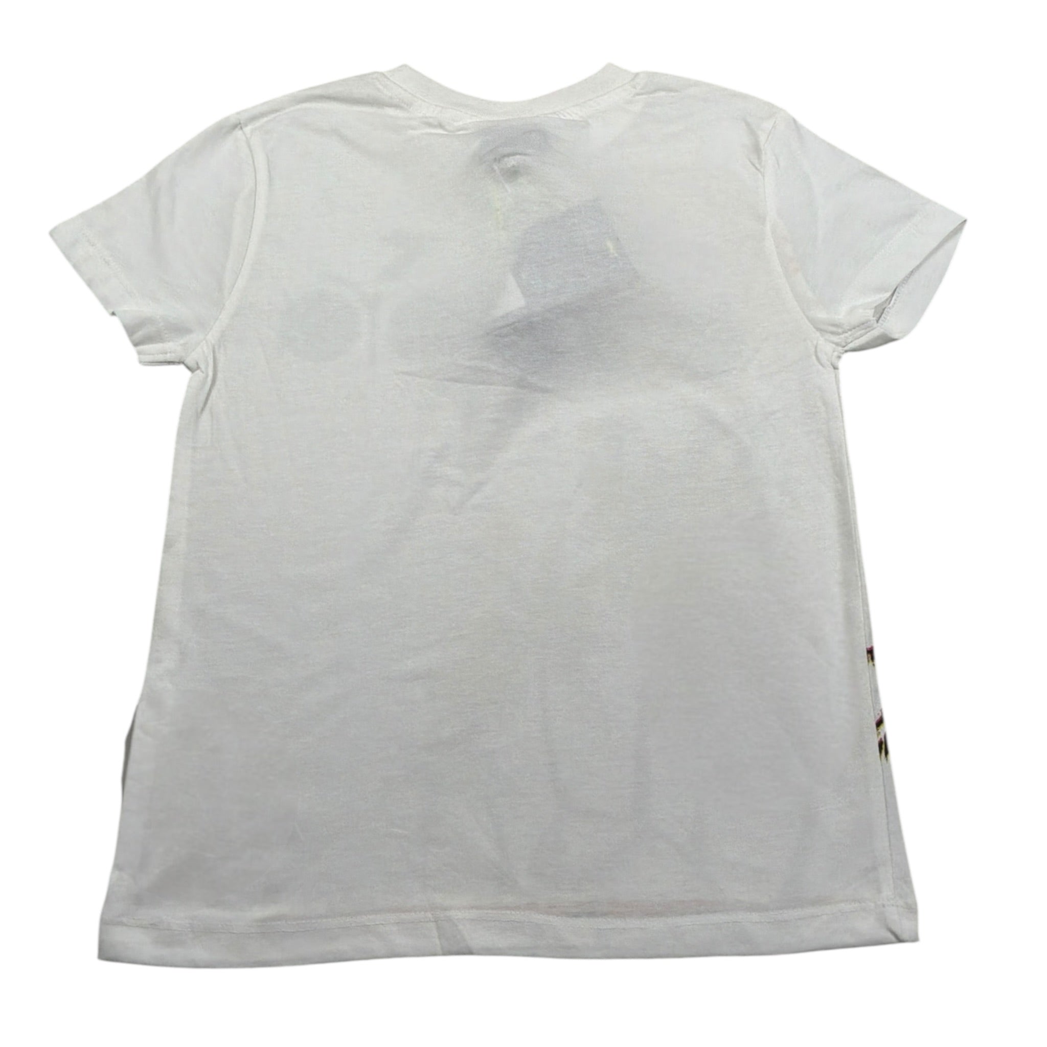 Diadora T-Shirt Girocollo tinta unita con Stampe Bianco per Bambino 033204 BIANCO DIADORA 