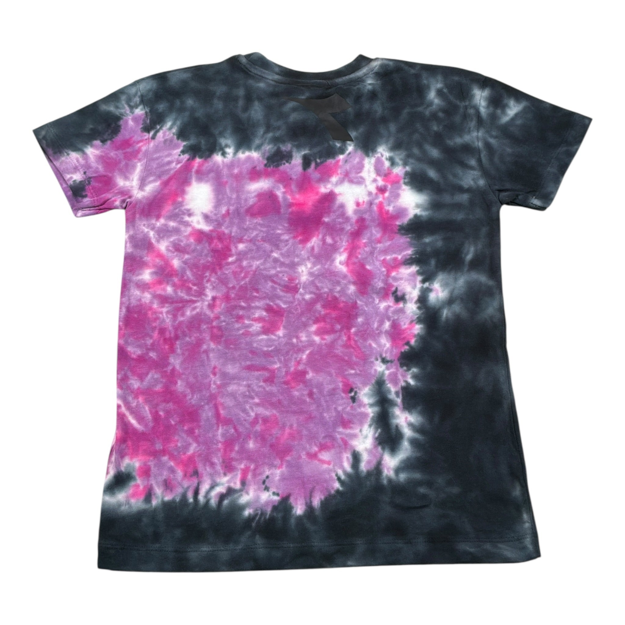 Diadora T-Shirt Girocollo tinta unita con Fantasia Nero per Bambino F3DIJGTH141 NERO DIADORA 