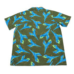 Diadora Camicia Mezzaz Manica tinta unita Stampa Fantasia Verde per Bambino S4DIJBSI052 VERDE DIADORA 
