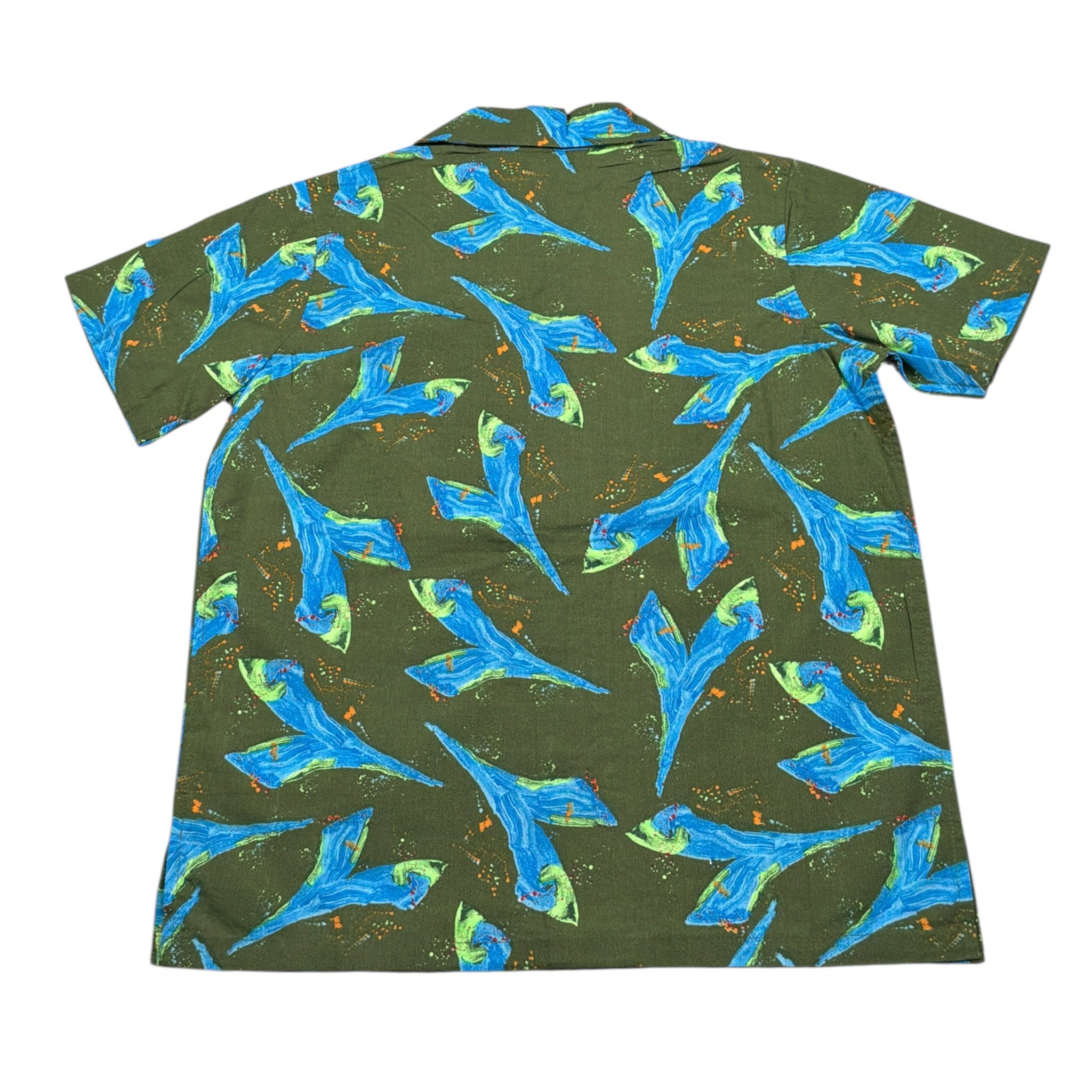 Diadora Camicia Mezzaz Manica tinta unita Stampa Fantasia Verde per Bambino S4DIJBSI052 VERDE DIADORA 
