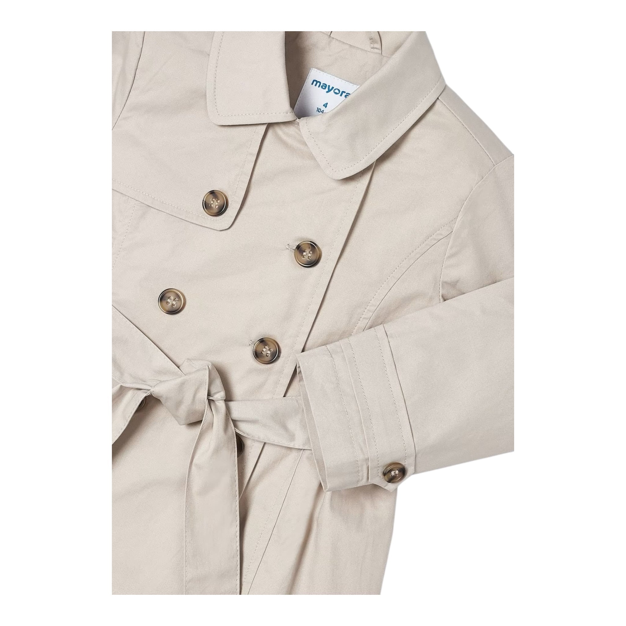 Diesel Trench Tinta Unita Doppiopetto Tinta Unita per Bambina 1439 BEIGE DIESEL 