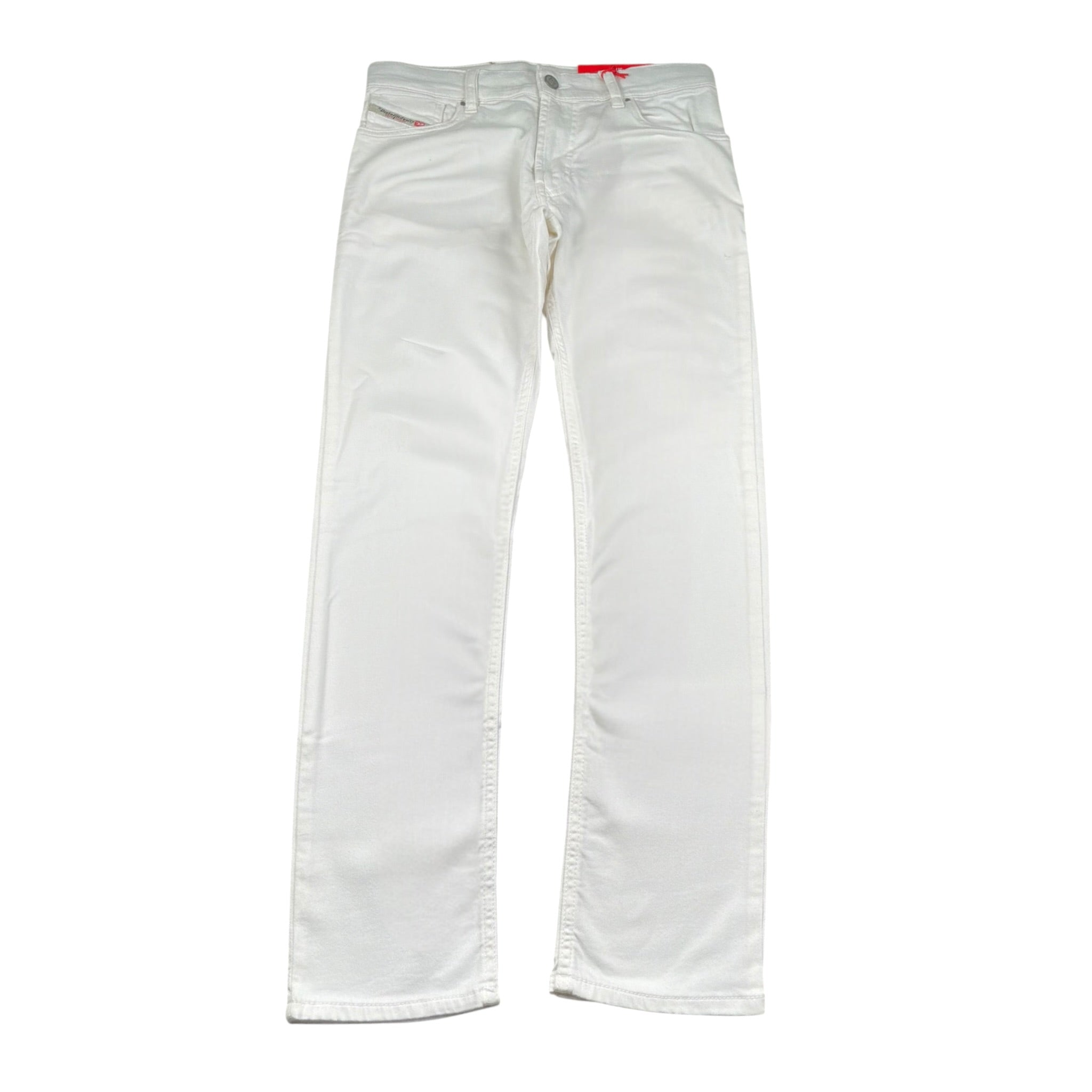 Diesel Jeans Tinta Unita con Girovita Regolabile per Bambino J00990 BIANCO DIESEL 