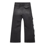 Diesel Jeans Modello Palazzo con Tasconi per Bambina J01725XX NERO DIESEL 
