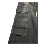 Diesel Jeans Modello Palazzo con Tasconi Nero per Bambina J01725XXX NERO DIESEL 