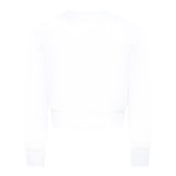 Diesel Felpa Chiusa Girocollo Tinta Unita con Logo per Bambina J01826XX PANNA DIESEL 
